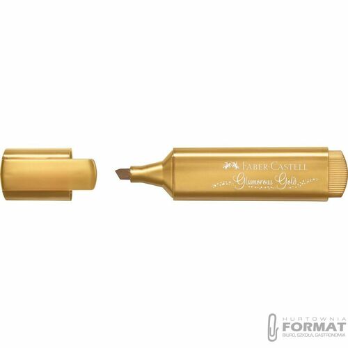 Zakreślacz Faber-Castell metaliczny Złoty 2