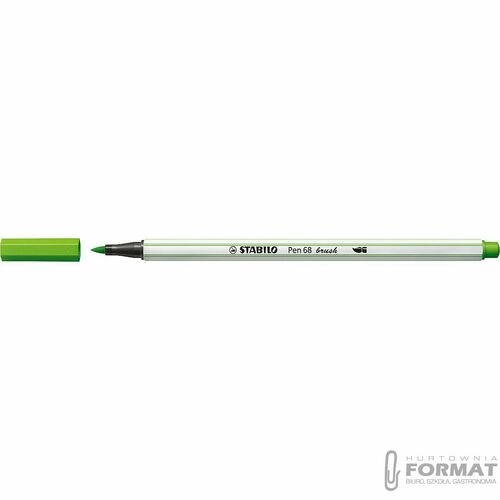 Flamaster STABILO Pen 68 Brush 568/33 - jasnozielo 2