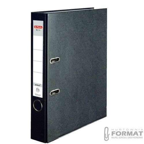 Segregator dźwigniowy Herlitz Q. file Standard 0011167467 A4 50mm czarny (300003088) 2