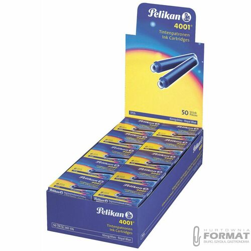 Naboje krótkie Pelikan TP/6 niebieskie 301176 niebieski (100401545) 2