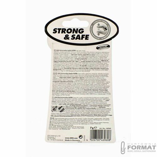 Klej błyskawiczny SUPER STRONG&SAFE 7 g 3