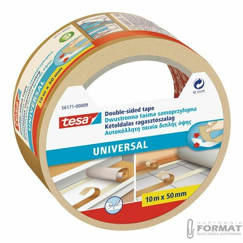 Taśma dwustronna dwustronna Tesa uniwersalna 50x10 [mm x m] (56171-00009-01 TS) 2