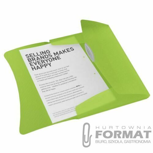 Teczka plastikowa na gumkę Vivida 15 A4 zielony [mm:] 233x320 Esselte (624041) 2