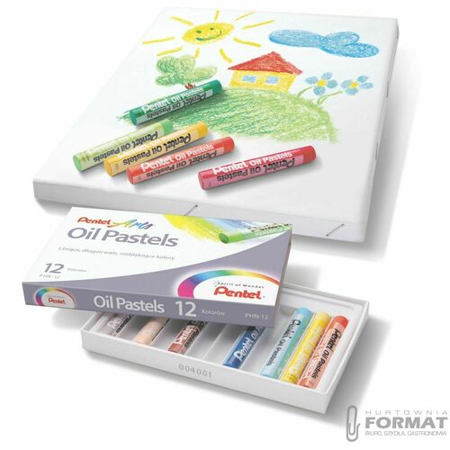 PASTELE KREDKI OLEJNE 12 KOLORÓW PENTEL KREATYWNE DLA ARTYSTÓW JAKOŚĆ 7