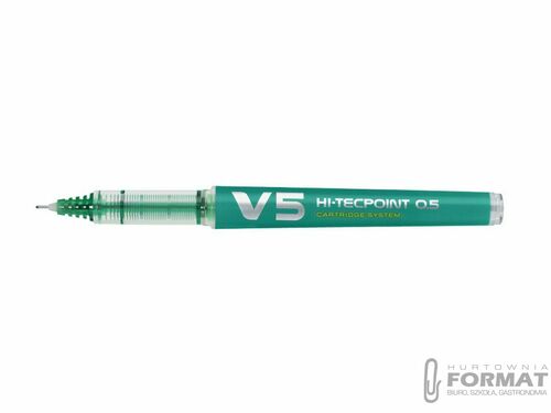 PILOT CIENKOPIS V5 NA NABOJE ZIELONY BG 2