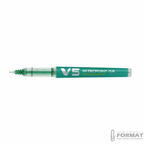 PILOT CIENKOPIS V5 NA NABOJE ZIELONY BG 3