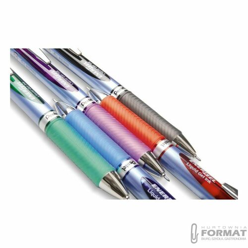 Cienkopis kulkowy 0.5 mm Pentel BLN75-B - czerwony 8