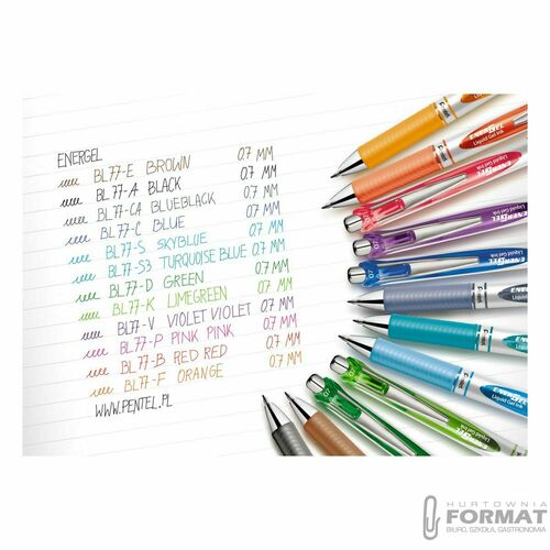 PIÓRO KULK. PENTEL BL77 CZARNY 8