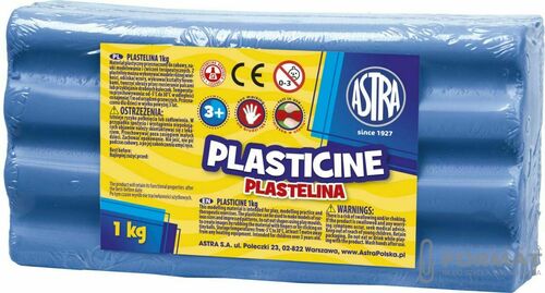 PLASTELINA 1KG NIEBIESKA ASTRA 2