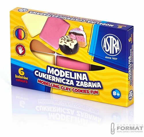 Modelina cukiernicza zabawa ASTRA 6 kolorów 2