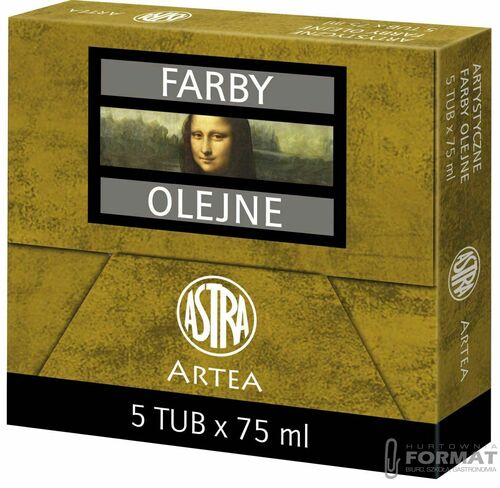 Farba olejna Artea kolor: biel cynkowa 75ml 1 kolor. 3