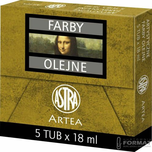 Farba olejna Artea kolor: żółta 18ml 1 kolor. 2