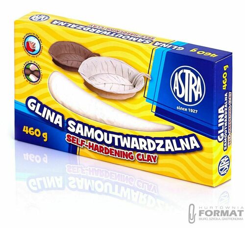 Glina samoutwardzalna ASTRA 460g biała 2