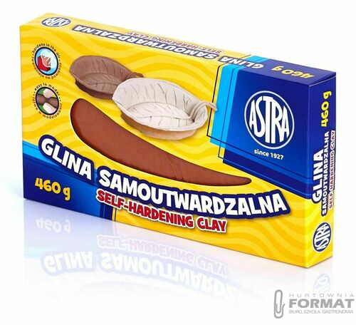 GLINA SAMOUTWARDZALNA ASTRA TERAKOTA 460g DO SZKOŁY 2