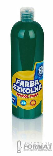 Farba szkolna Astra - ciemnozielona 500 ml 2