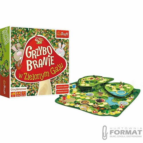 Grzybobranie w zielonym gaju. Gra. Trefl 00988 4