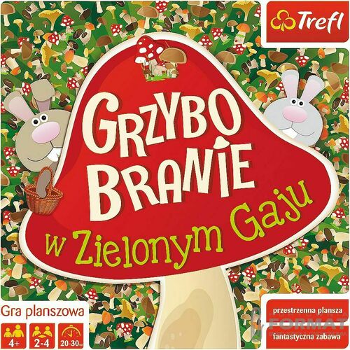 Grzybobranie w zielonym gaju. Gra. Trefl 00988 5