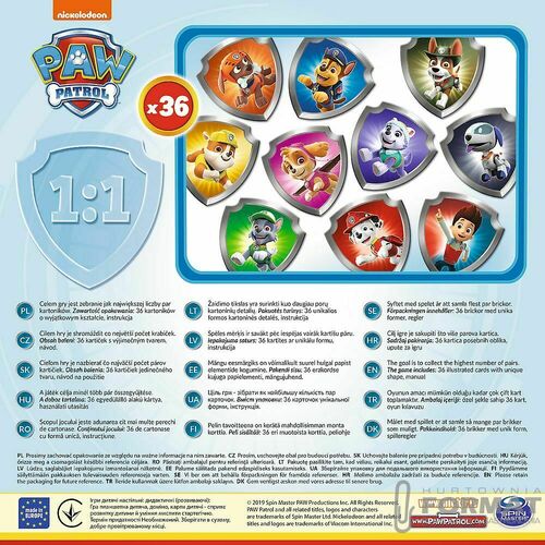 Memos PAW PATROL / Psi Patrol gra 01892 Trefl 3