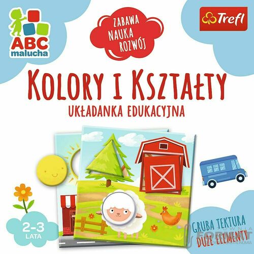 ABC malucha, Gra edukacyjna Trefl, Kolory i kszt. 5