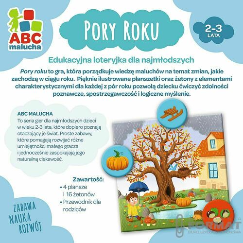 ABC Malucha Pory roku, gra edukacyjna Trefl 2