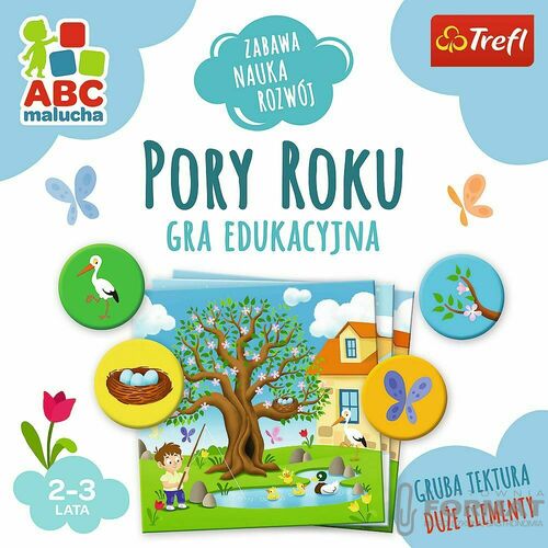 ABC Malucha Pory roku, gra edukacyjna Trefl 5
