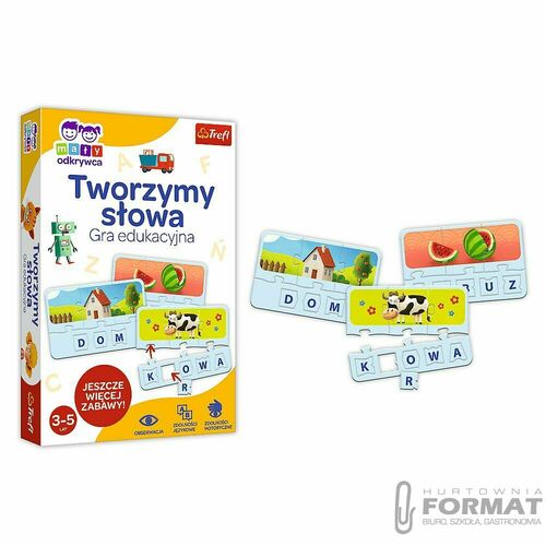 Mały odkrywca Gra Tworzymy słowa 01950 4