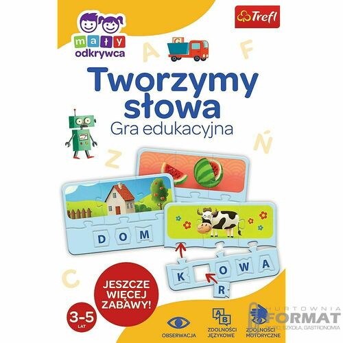 Mały odkrywca Gra Tworzymy słowa 01950 5