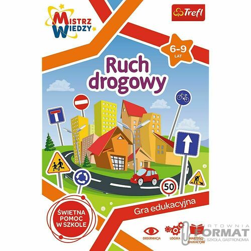 Ruch drogowy / Mistrz Wiedzy gra 01955 Trefl 6