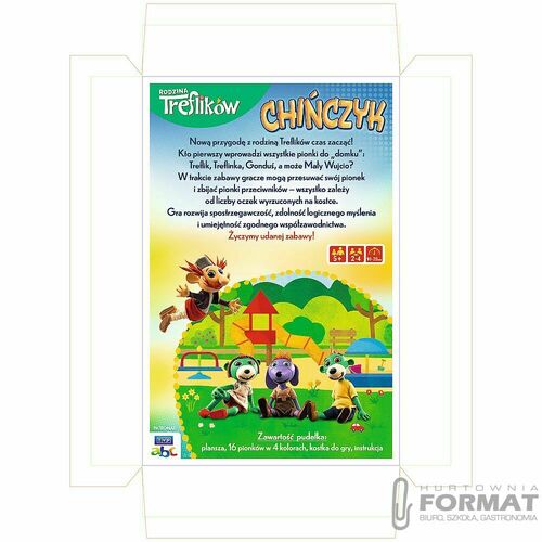 Chińczyk Rodzina Treflików gra 02069 TREFL p12 3