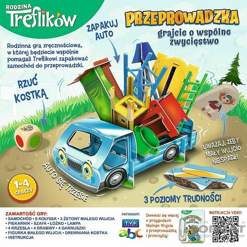 PROMO Przeprowadzka z Rodziną Treflików gra 02071 3