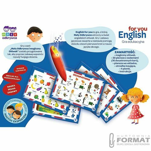 English for you. Magiczny ołówek gra 02113 Trefl p 3