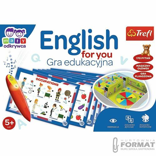 English for you. Magiczny ołówek gra 02113 Trefl p 5