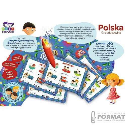 Polska Gra edukacyjna Mały Odkrywca i magiczny Ołó 3