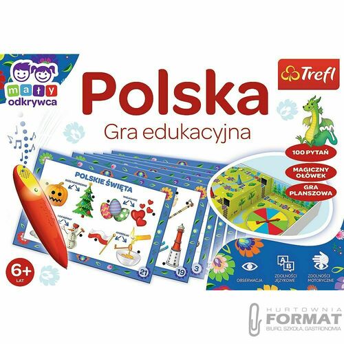 Polska Gra edukacyjna Mały Odkrywca i magiczny Ołó 5