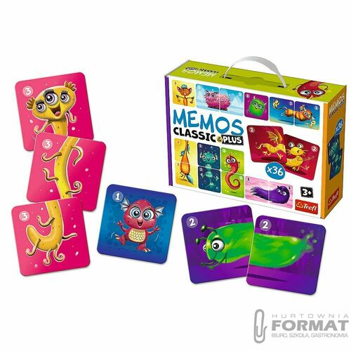 Memos classic&plus Urocze potworki gra Trefl 02273 3