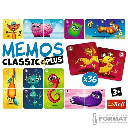 Memos classic&plus Urocze potworki gra Trefl 02273 5