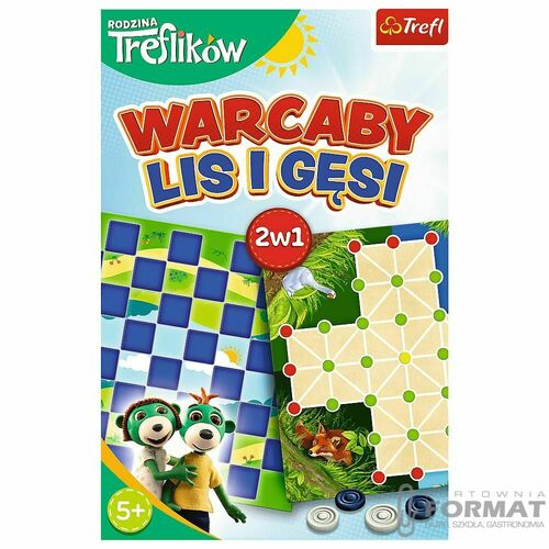 Gra 2w1. Warcaby, Lis i Gęsi 02301 5