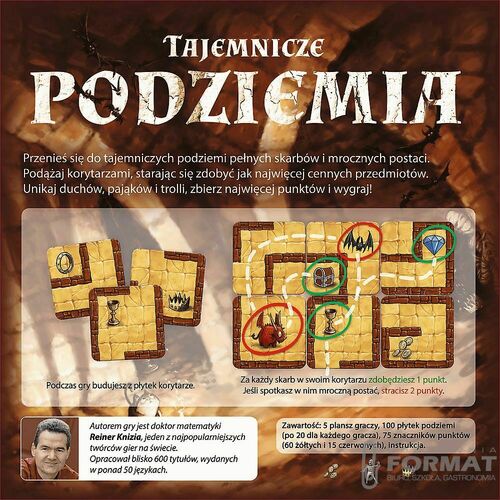 Gra planszowa Trefl Tajemnicze Podziemia edycja 2022 Tajemnicze Podziemia (02305) 6