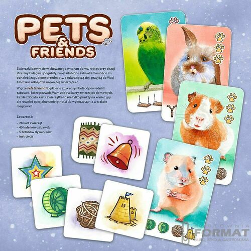 Gra pamięciowa Trefl Pets & Friends (02443) 3