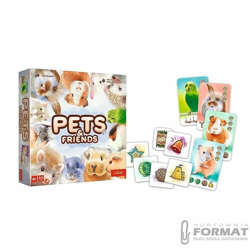 Gra pamięciowa Trefl Pets & Friends (02443) 4