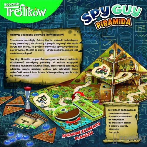 Gra planszowa Trefl Spy Guy Piramida (02501) 3
