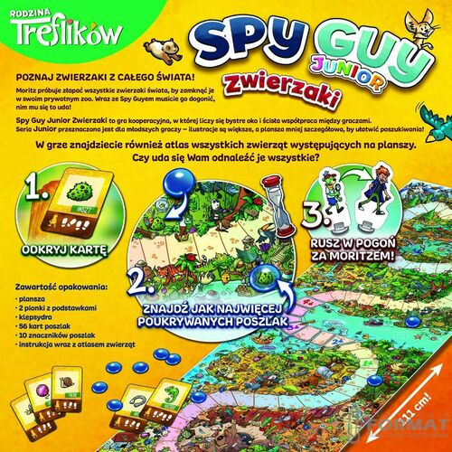 Gra edukacyjna Trefl Spy Guy Junior Zwierzaki (02595) 3
