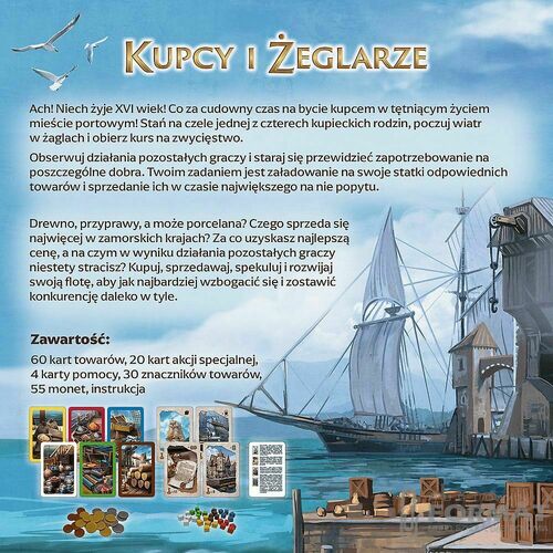 Gra planszowa Trefl Kupcy i Żeglarze (02599) 3