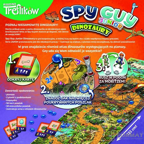 Gra strategiczna Trefl Spy Guy junior Dinozaury (02652) 6