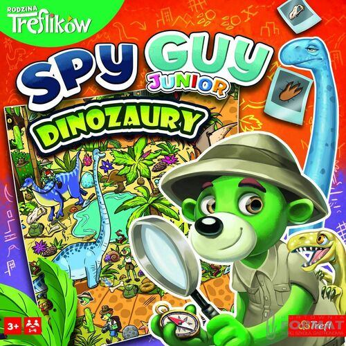 Gra strategiczna Trefl Spy Guy junior Dinozaury (02652) 10
