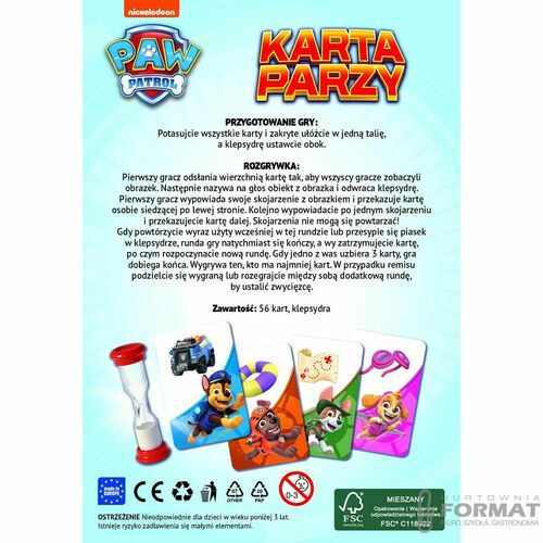 Gra karciana Trefl Karta Parzy (02691) 3