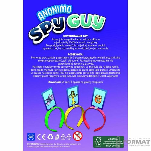 Gra strategiczna Trefl Spy Guy Anonimo (02692) 3