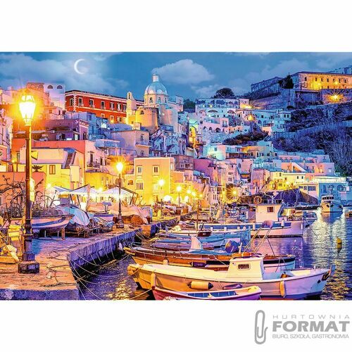 Puzzle Trefl Wyspa Procida nocą, Włochy 1000 el. (10794) 2