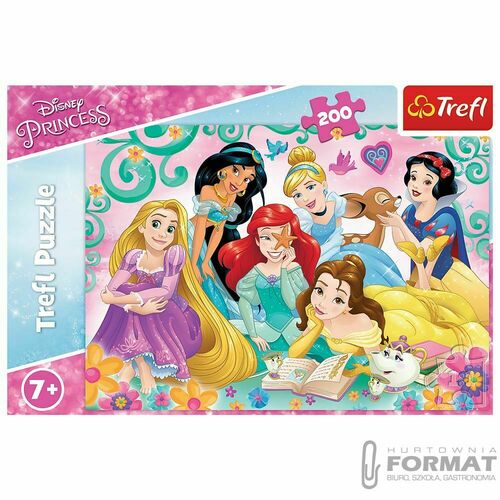 Puzzle 200el Radosny świat księżniczek. Disney Pri 3