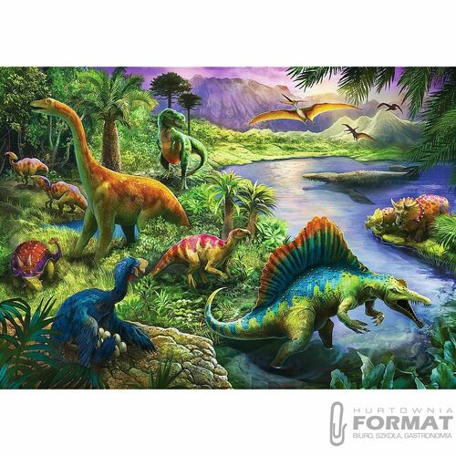 Puzzle 200el Drapieżne dinozaury 13281 Trefl 2